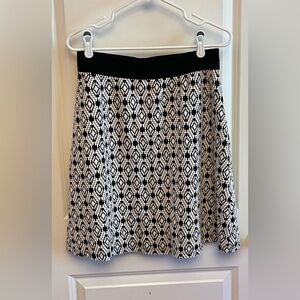 Gilli A-Line Geo Print Skirt